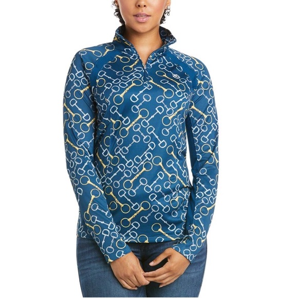 Ariat Ariatek sunstopper 2.0 quarter zip baselayer size L - Picture 15 of 15